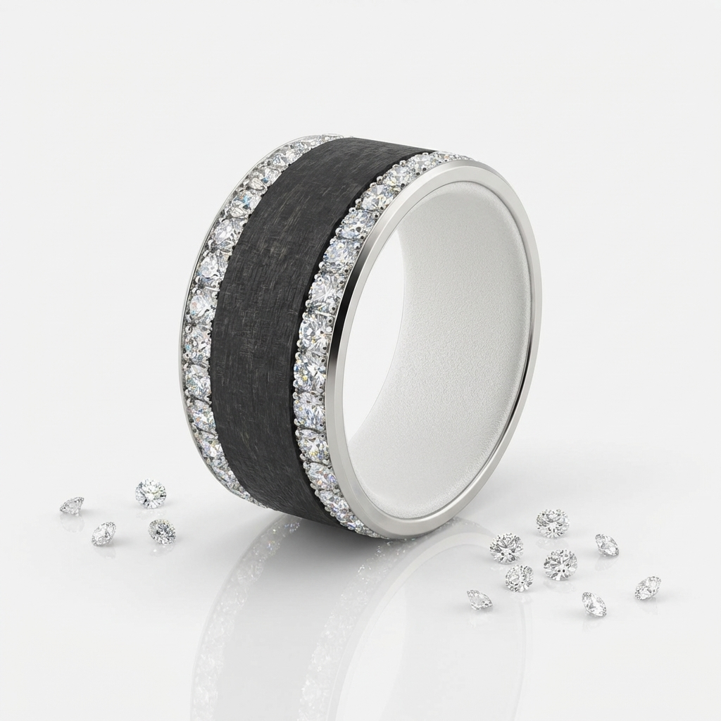 PREORDER - Participatory Design - Small Base (11mm) Fully Set with 1.9mm White Zircons
