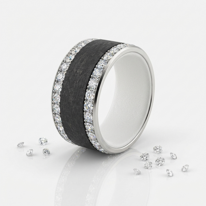 PREORDER - Participatory Design - Small Base (11mm) Fully Set with 1.9mm White Zircons