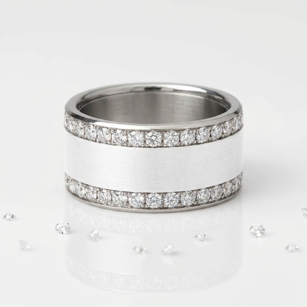 PREORDER - Participatory Design - Small Base (11mm) Fully Set with 1.9mm White Zircons