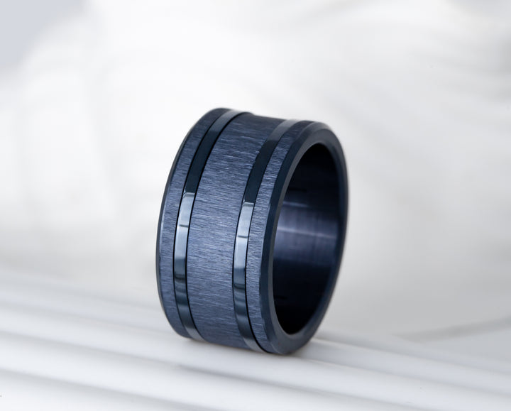 💙 Ring set "Blue addiction" for interchangeable mood ring💙