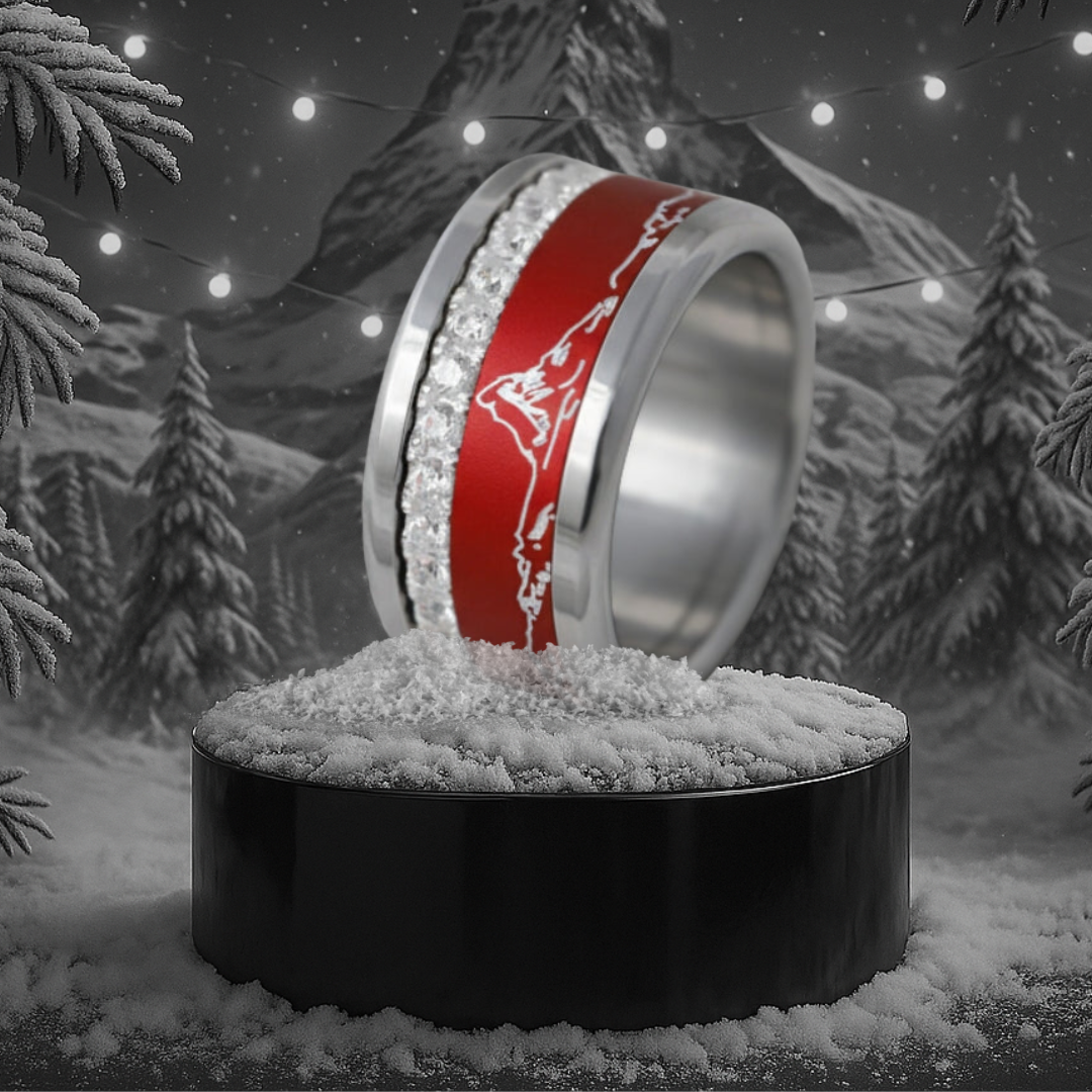 mood Ring "Grand Pic" mit 2 auswechselbaren Innenringe aus 925er Silber & Zirkonia Steine