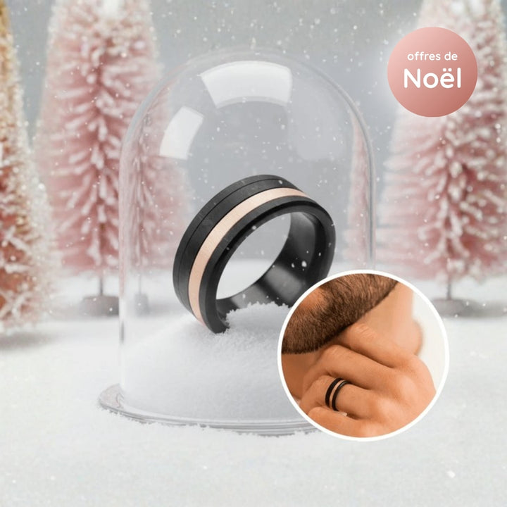 ⚫️ COMPLETE RING SET Black Volcano