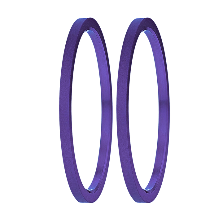 🌌 Set 2 Mini Addons aus violettblauem Aluminium, für den auwechselbaren mood Ring