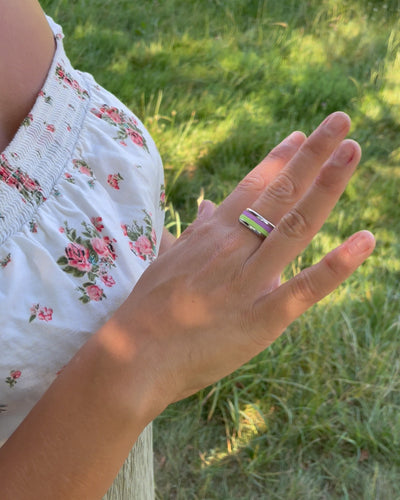 Coffret | Couleurs estivales  - Bague mood interchangeable