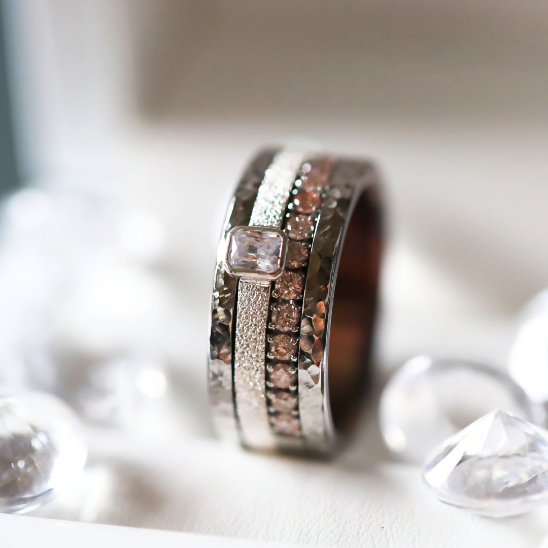 Anneau (addon medium) en argent 925 "Pierre du Grütli" - édition spéciale 1er août 2025 (disponible uniquement pour cette occasion)