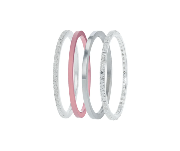 [Offre d'automne] Pack de 4 anneaux  mood "Astral mini" pour bague mood interchangeable