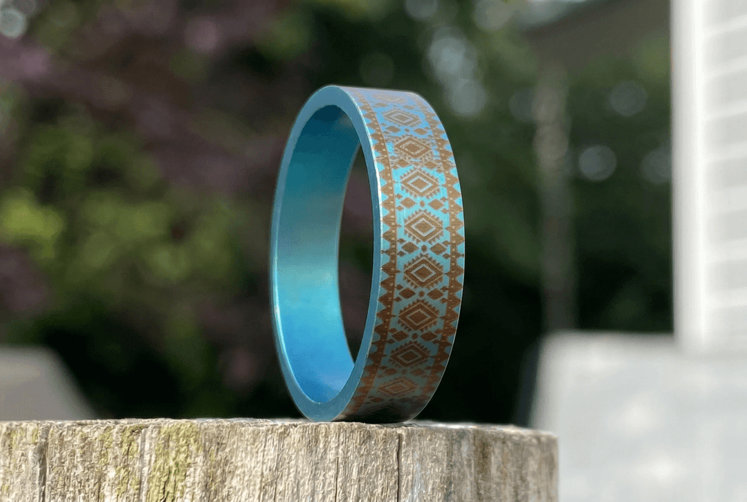 Titane turquoise Arabesques (deux tiers) - été 2026