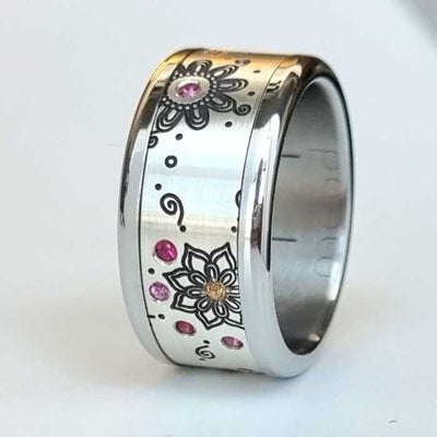 Addon argent Ashoka Ruby - Pièce Unique - Taille 60 - Seconde main