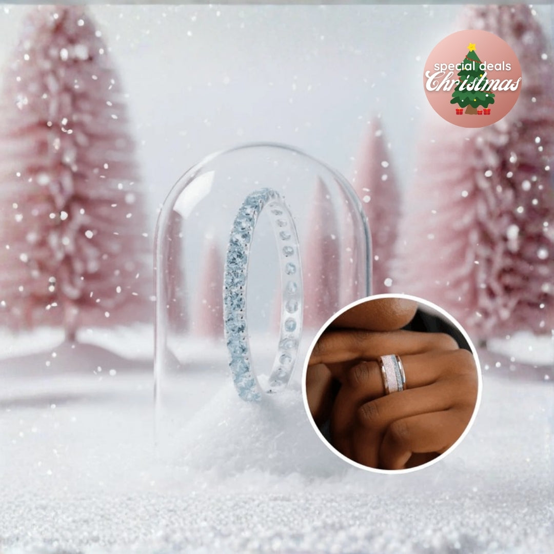 💍 Anneau (addon medium) "Aura Céleste" en argent 925 serti de zircons bleus