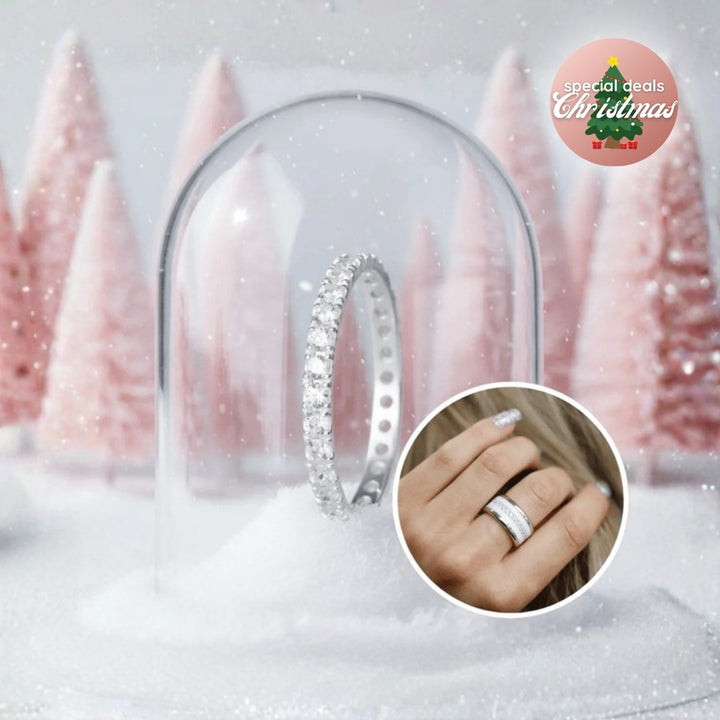 💍 Anneau (addon medium) "Aura Authentique" en argent 925 serti de zircons