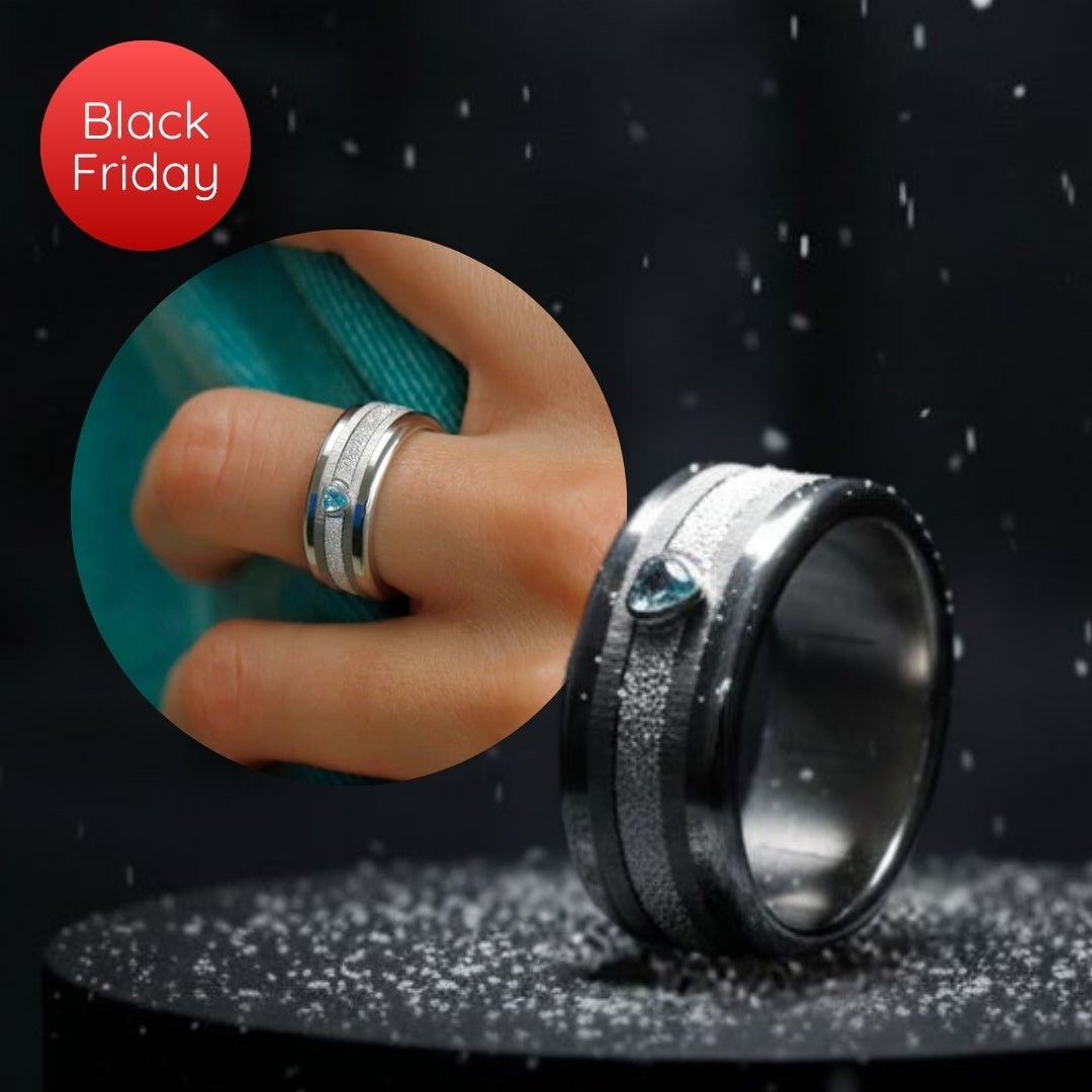 Open Heart mood Ring aus 925er Silber mit funkelndem Zirkonia Herz – auf 150 Exemplare limitiert