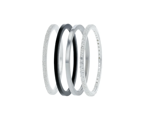 [Offre d'automne] Pack de 4 anneaux  mood "Astral mini" pour bague mood interchangeable
