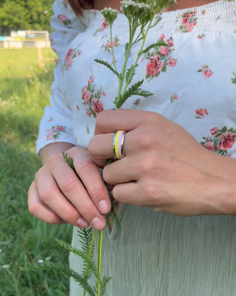 Coffret | Couleurs estivales  - Bague mood interchangeable