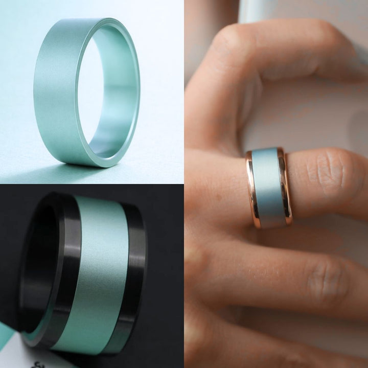 Addon en aluminium bleu pastel