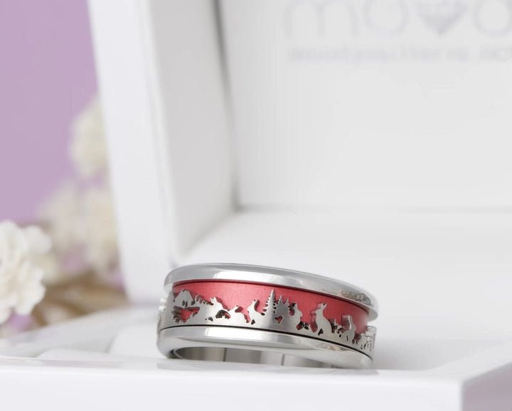 Innenring (Addon oder 2/3) aus Edelstahl, Scherenschnitt Little Bunny, Ostern 2026