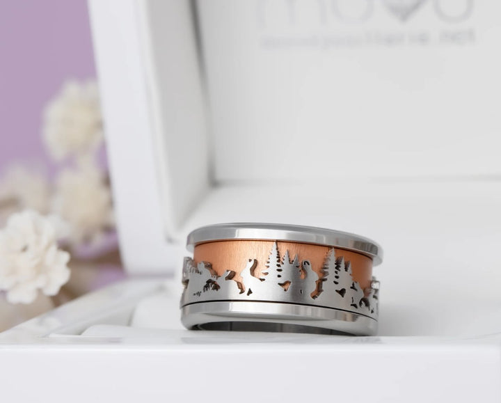 Innenring (Addon oder 2/3) aus Edelstahl, Scherenschnitt Little Bunny, Ostern 2026