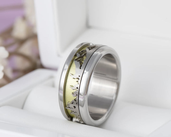 Innenring (Addon oder 2/3) aus Edelstahl, Scherenschnitt Little Bunny, Ostern 2026