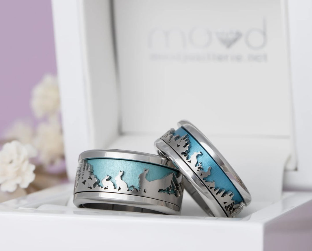 Innenring (Addon oder 2/3) aus Edelstahl, Scherenschnitt Little Bunny, Ostern 2026