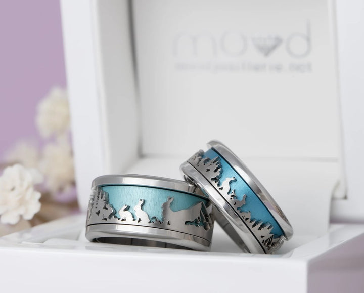 Innenring (Addon oder 2/3) aus Edelstahl, Scherenschnitt Little Bunny, Ostern 2026