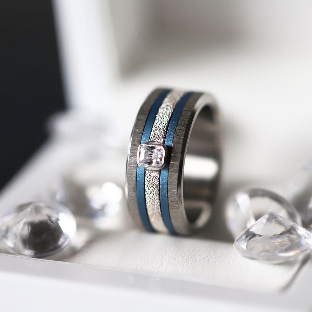 Anneau (addon medium) en argent 925 "Pierre du Grütli" - édition spéciale 1er août 2025 (disponible uniquement pour cette occasion)