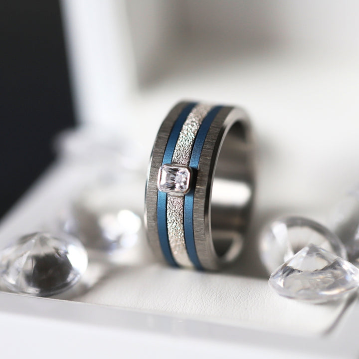 Anneau (addon medium) en argent 925 "Pierre du Grütli" - édition spéciale 1er août 2025 (disponible uniquement pour cette occasion)