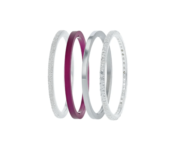 [Offre d'automne] Pack de 4 anneaux  mood "Astral mini" pour bague mood interchangeable
