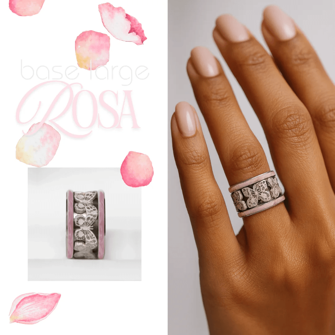 Précommande : Édition OCTOBRE ROSE 🌸 Base - Rosa 🌸 émail rose clair - nacré