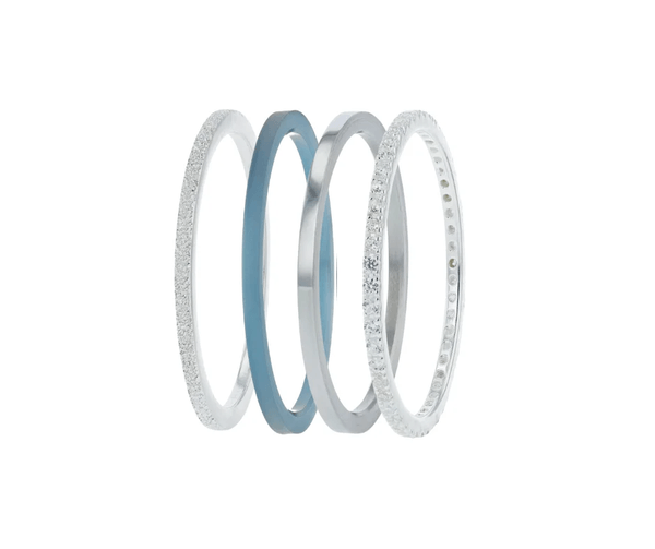 [Offre d'automne] Pack de 4 anneaux  mood "Astral mini" pour bague mood interchangeable
