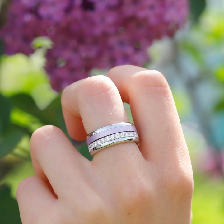 Bague mood interchangeable "Miami Beach" en argent 925 limitée à 150 exemplaires