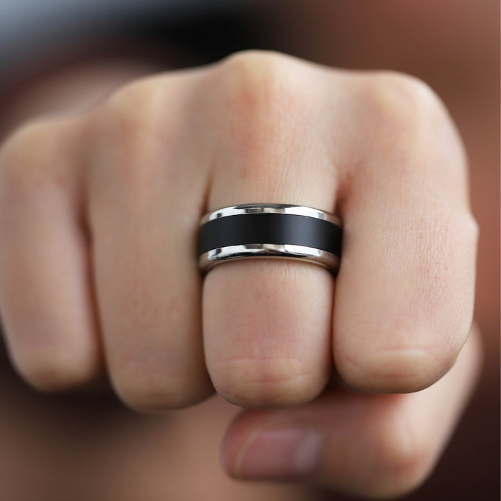 Starter mood Ring mit 3 farbigen Innenringe (Farben nach Wahl)