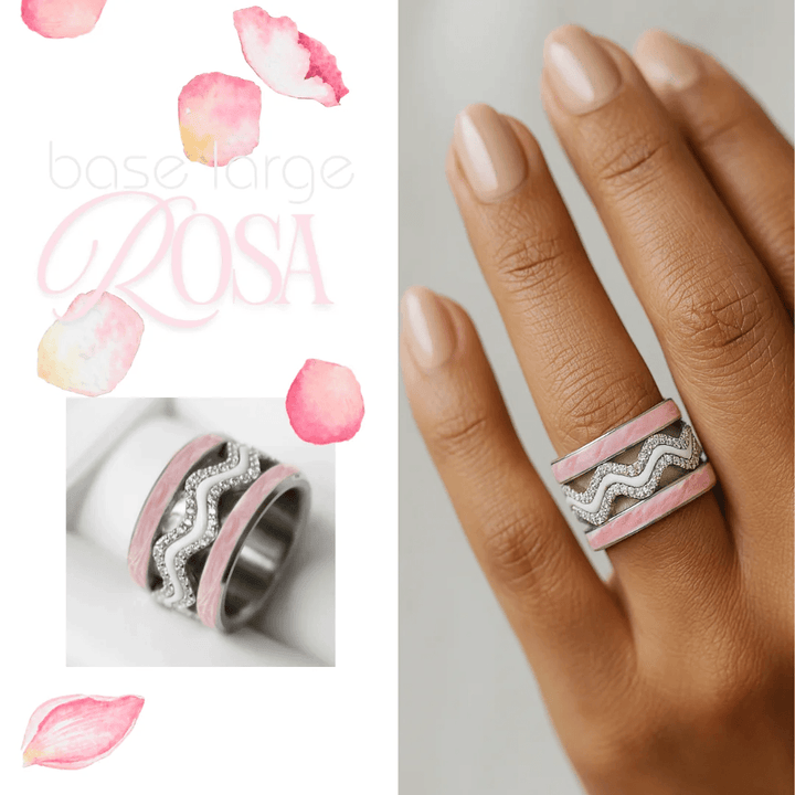 Précommande : Édition OCTOBRE ROSE 🌸 Base - Rosa 🌸 émail rose clair - nacré