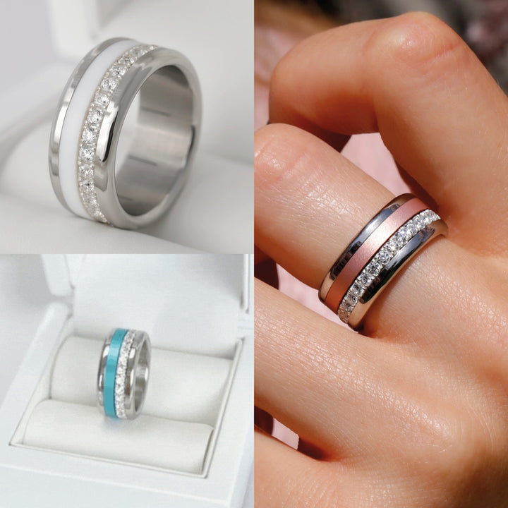 Schweizer mood Ring "Miami Beach" aus 925er Silber auf 150 Exemplare begrenzt
