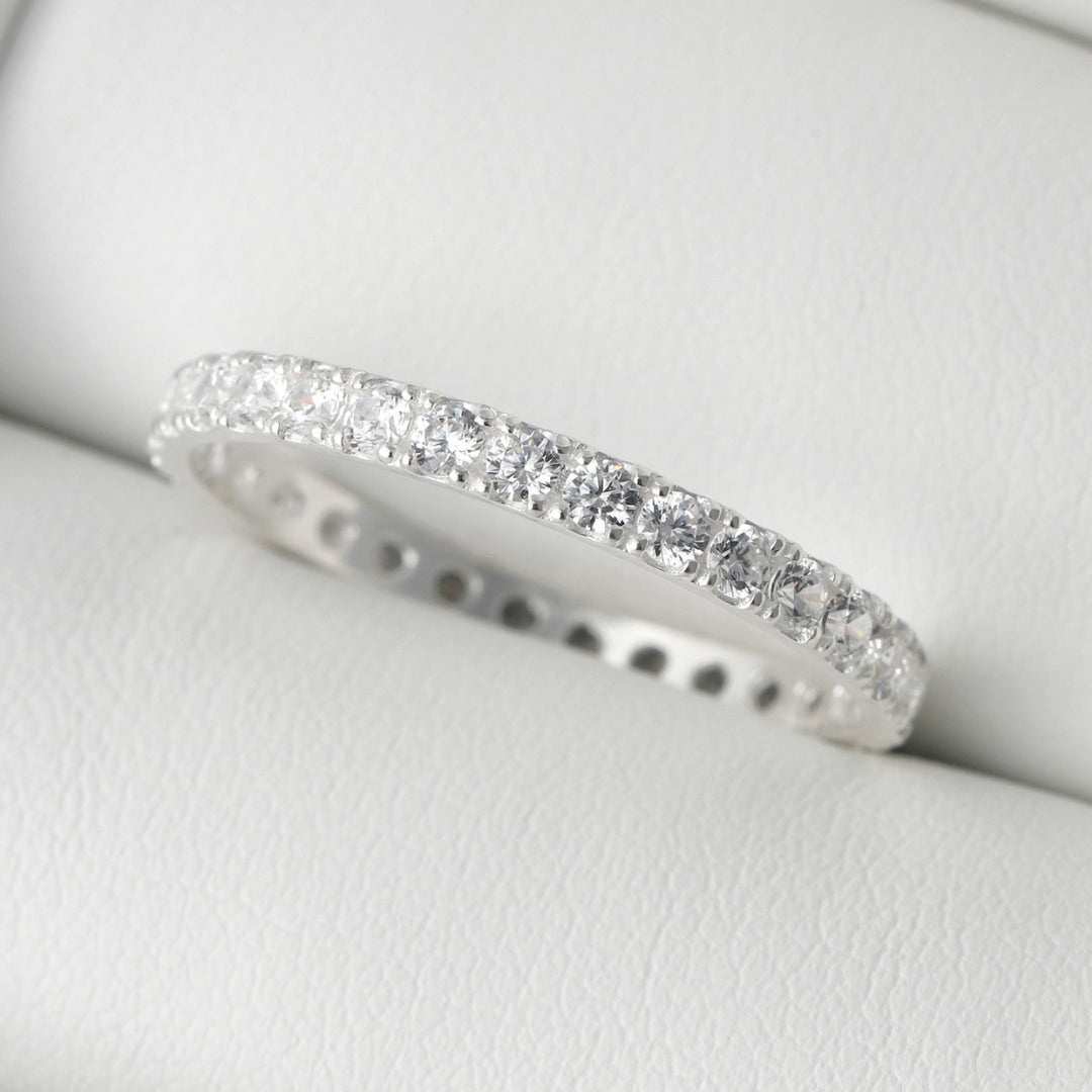 Aura mood Ring mit drei auswechselbaren Innenringen – eins aus 925 Silber mit Zirkonia-Steinen