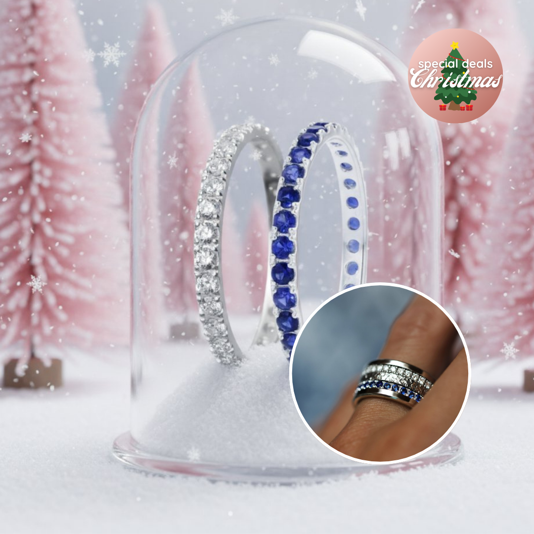 Pack Aura authentique & Aura royal (anneaux medium pour bague mood)