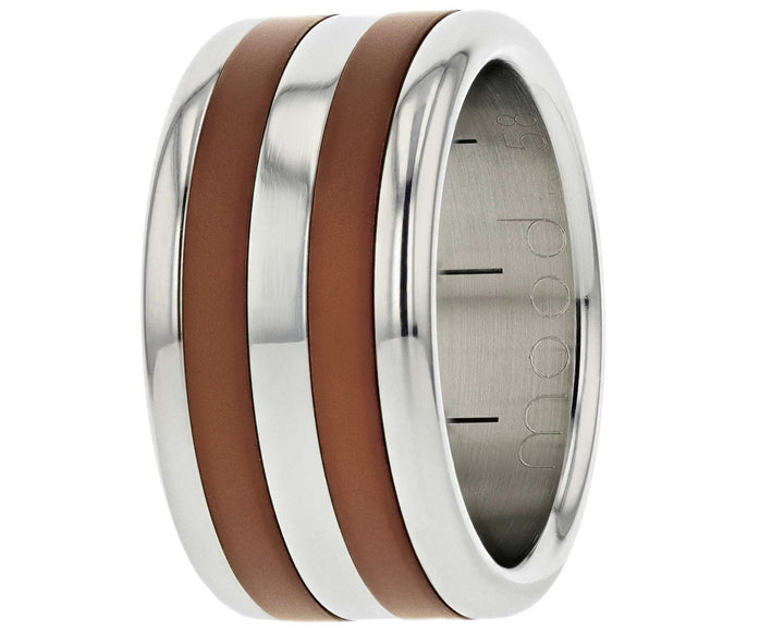 Bague mood medium en aluminium ocre medium en aluminium — Mood Collection (vue 2)