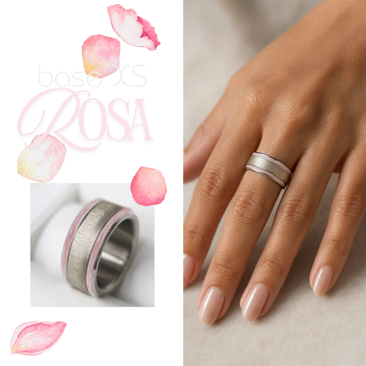 Précommande : Édition OCTOBRE ROSE 🌸 Base - Rosa 🌸 émail rose clair - nacré