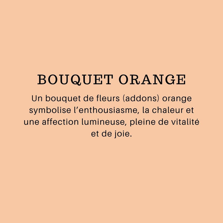 💐 Addonstrauss - Glanz (orange)