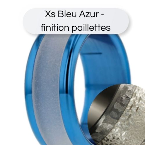 💙 Extra small rounded polished base "Azure blue" (9mm)