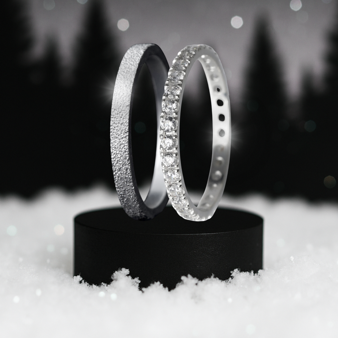 Set von Innenringe Ewiger Schnee & Authentische Aura