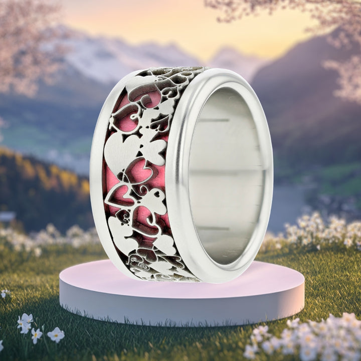 Ring set | Hearts of mood lovers - Interchangeable mood ring