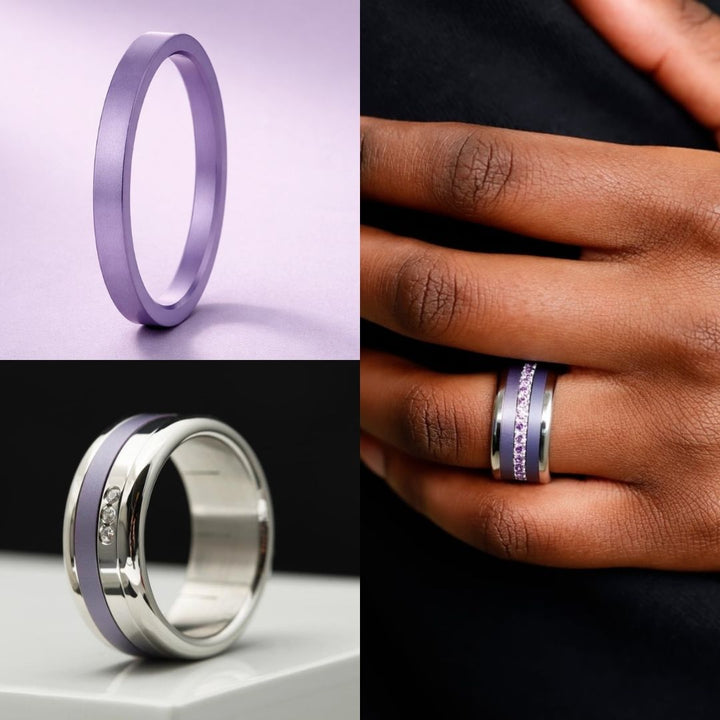 Medium en aluminium Lilas Cashmere