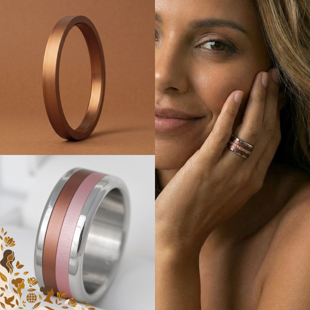 Addon medium anodisé ocre