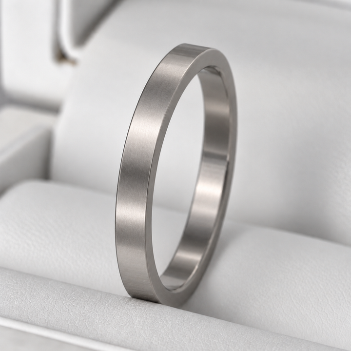 🩶 Anneau (medium) en acier pour bague mood interchangeable