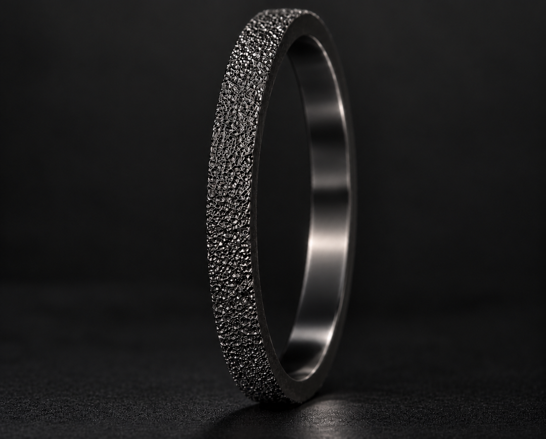 Anneau (medium) en argent 925 « Neige éternelle » pour bague mood interchangeable