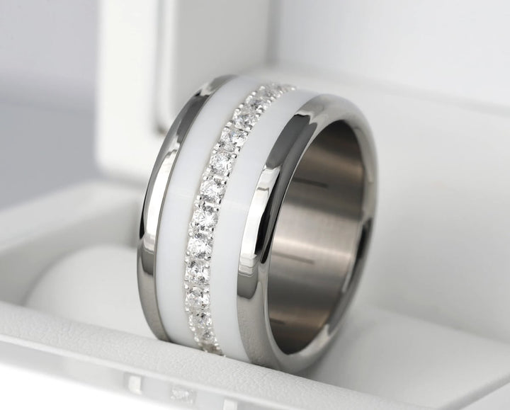  Pack Aura Authentique et acier poli (3 anneaux pour bague mood)