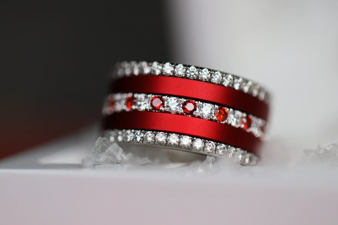 Coffret Aura sucre d'orge (bijoux d'oreille et 1 anneau)