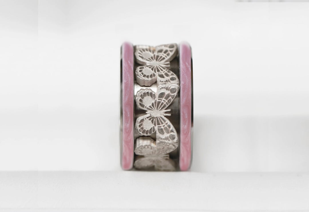 Édition OCTOBRE ROSE 🌸 Base - Rosa 🌸 émail rose clair - nacré