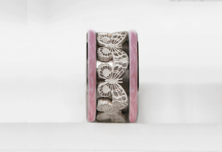 Édition OCTOBRE ROSE 🌸 Base - Rosa 🌸 émail rose clair - nacré