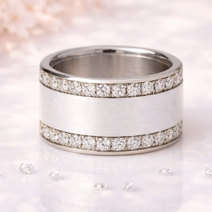 PREORDER - Participatory Design - Small Base (11mm) Fully Set with 1.9mm White Zircons