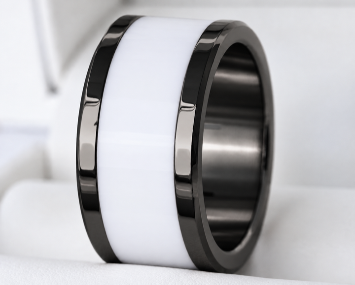 🩶 Base small en acier 316L carrée et polie (11mm) pour bague mood interchangeable